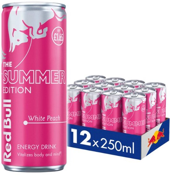 Redbull White Peach x 12