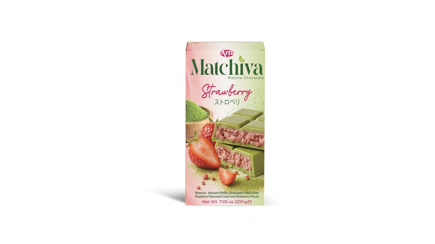 Strawberry Matcha Chocolate