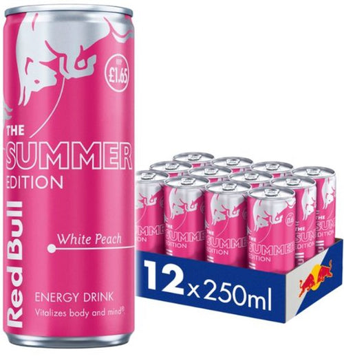 Redbull White Peach x 12